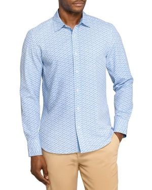 Con.struct Circle Duo Woven Long Sleeve Basic - Blue