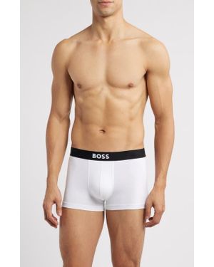 BOSS 3-Pack One Stretch Cotton Trunks - Blue