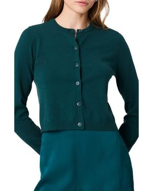 French Connection Crop Cardigan - Green