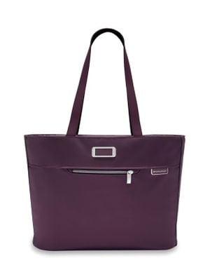 Briggs & Riley Baseline Traveler Tote Bag - Purple