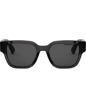 Dior Oblique S1F 53Mm Square Sunglasses - Gray