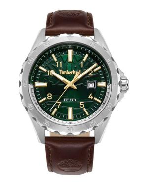 Timberland Day Pond Leather Strap Watch, 45Mm - Gray