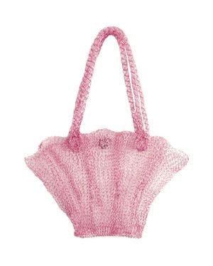 BrunnaCo The Arus Mesh Wire Bag - Pink
