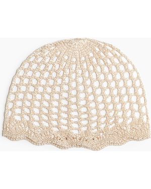 H&M Crochet-Look Hat - Natural