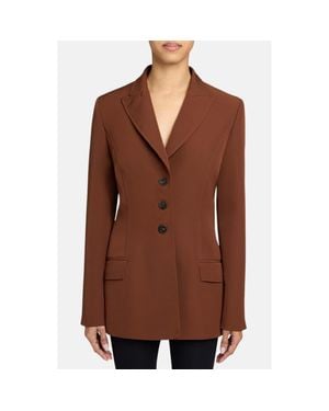 Santorelli Freya Three Button Jacket - Brown