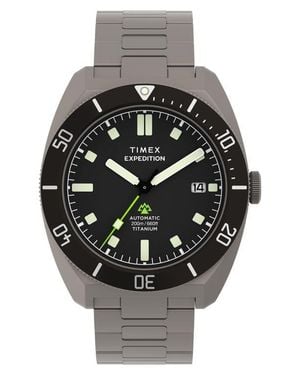 Timex Expedition Pioneer Automatic Bracelet Watch, 41Mm - Gray