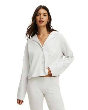 Cotton On Dreamy Soft Boxy Button Down Shirt - White