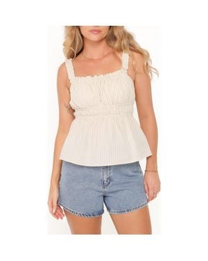 Petal & Pup Eimear Stripe Cotton Tank - Blue