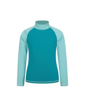 Mountain Warehouse Childrens/Kids Long-Sleeved Rash Top - Blue