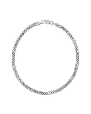 Bony Levy Curb Link Chain Bracelet - White