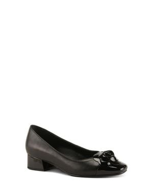 AZURA BY SPRING STEP Angelinite Cap Toe Pump - Black