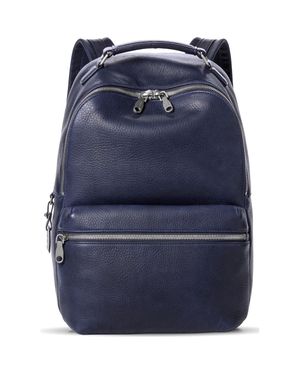 Shinola Runwell Leather Backpack - Blue