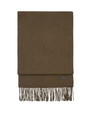 Mango Fringe Scarf - Green