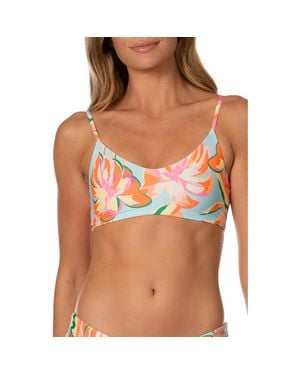 Maaji Fiesta Bloom Lanai Bikini Top - Orange