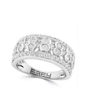 Effy Vintage Inspired Openwork Diamond Band Ring - Gray