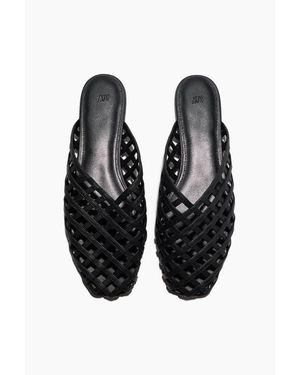 H&M Interwoven Mules - Black