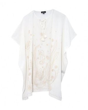 Echo Neptune's Garden Caftan - White