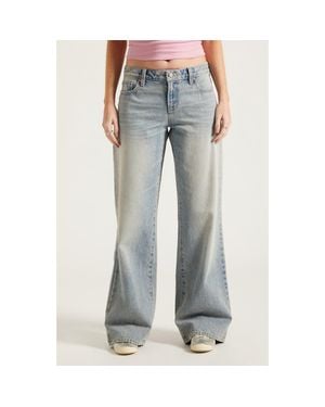 PacSun Casey Low Rise Baggy Jeans - Blue
