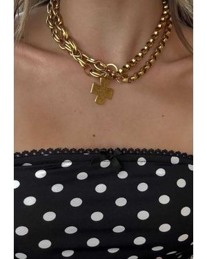 Sccollection Madonna Necklace - Black