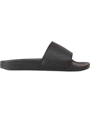Sandro Sandals With Sustainable Leather - Black
