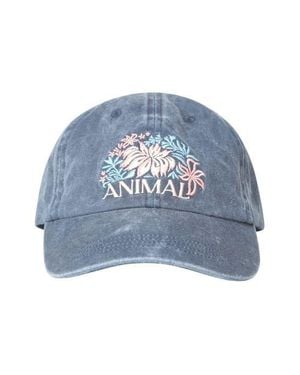 Animal Laura Embroidered Baseball Cap - Blue