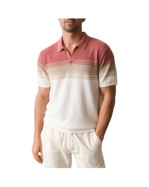 Marine Layer Greyson Short Sleeve Polo Sweater - Multicolor