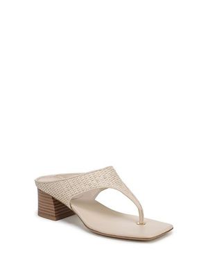 Sarto Kayla Block Heel Sandal - White