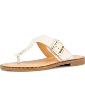 Gabor Studded Flip Flop - White