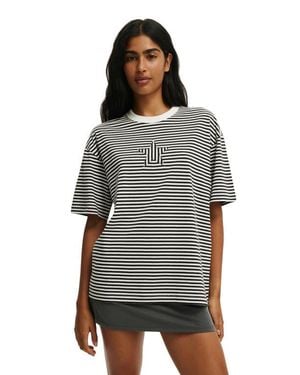 Cotton On The Boxy Graphic Tee - Black