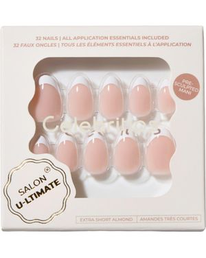 CELEBRITIPS Salon U-Ltimate Extra Short Almond Press-On Nails - Pink