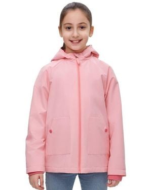 Rokka&Rolla Kids' Ripstop Windbreaker Jacket - Pink