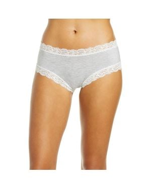 Fleur't Iconic High Waist Boyshorts - White