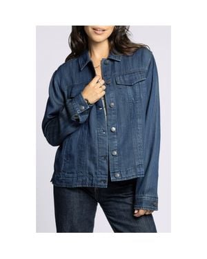 Thread & Supply Jackie Denim Trucker Jacket - Blue