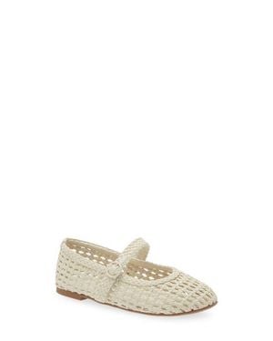 Nordstrom Kids' Addyson Woven Flat - White