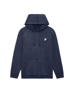 Alix Heartly Ghost Mineral Washed Hoodie - Blue