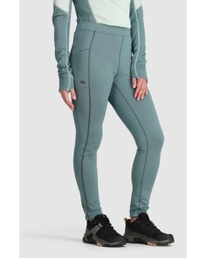 Outdoor Research Vigor Grid Fleece Leggings - Blue