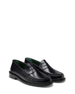 VINNY'S Yardee Penny Loafer - Black