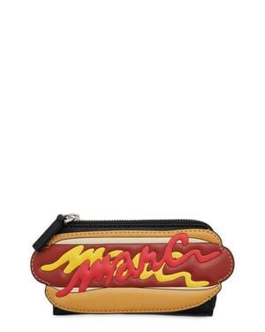 Marc Jacobs Hot Dog Top Zip Wallet - Red