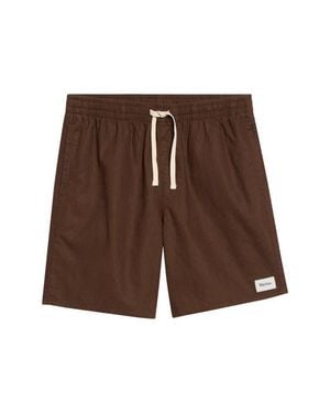 Rhythm Classic Linen Jam Shorts - Brown