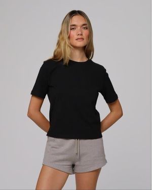 JUANA Hemp Essentials Short Sleeve Tee - Black