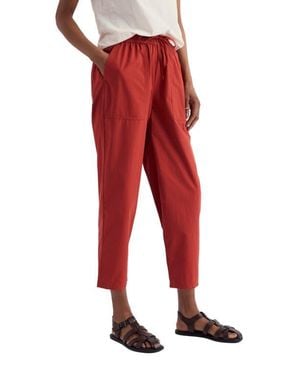 Seasalt Cornwall Sholl Drawstring Tapered Organic Cotton Twill Pants