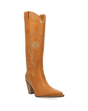 Dingo Miss Daisy Knee High Western Boot - Brown