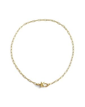 Madewell Star Paperclip Chain Necklace - White