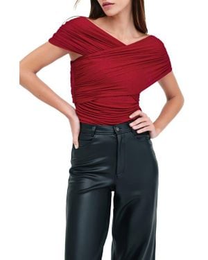 MARCELLA Alyssa Infinity Jersey Top - Red