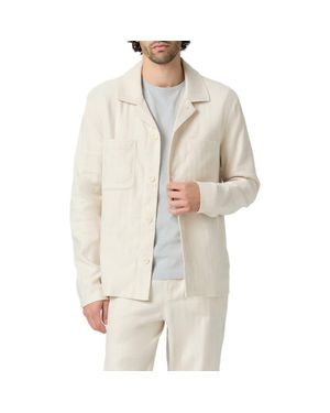 PAIGE Latigo Cotton Blend Jacket - Natural