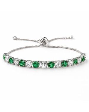 Donatello Gian Created Adjustable Tennis Bracelet - Green