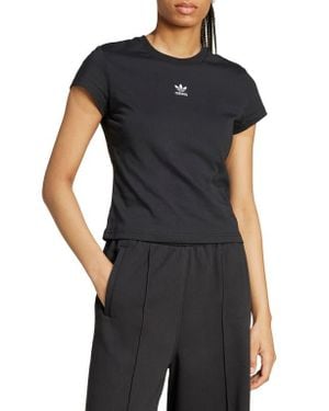 adidas Originals Essential Slim Fit T-Shirt - Black