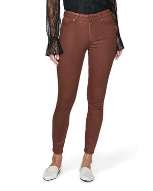 Paige hoxton coated skinny jeans deals