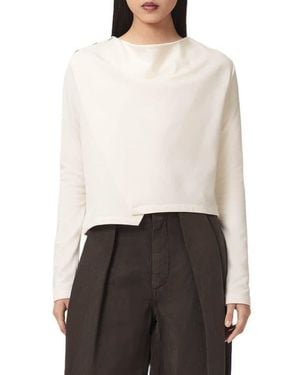 AllSaints Skyler Long Sleeve Top - White