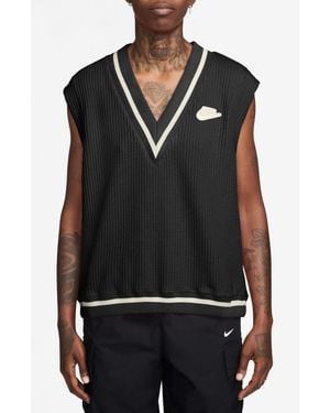 Nike Oversize Waffle Vest - Black